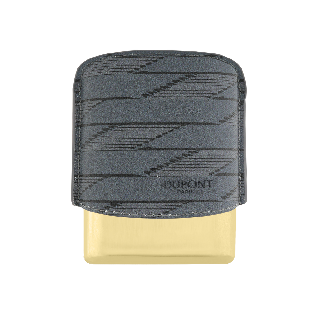 S.T. Dupont Cigarette Case Coated Canvas Monogram 1872 Black 183179