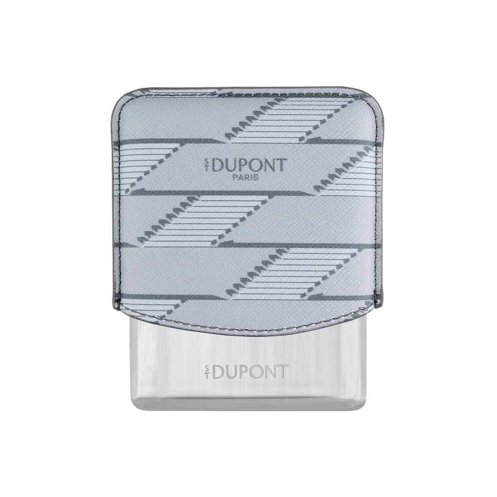 S.T. Dupont Cigarette Case Coated Canvas Monogram 1872 Gray 183180