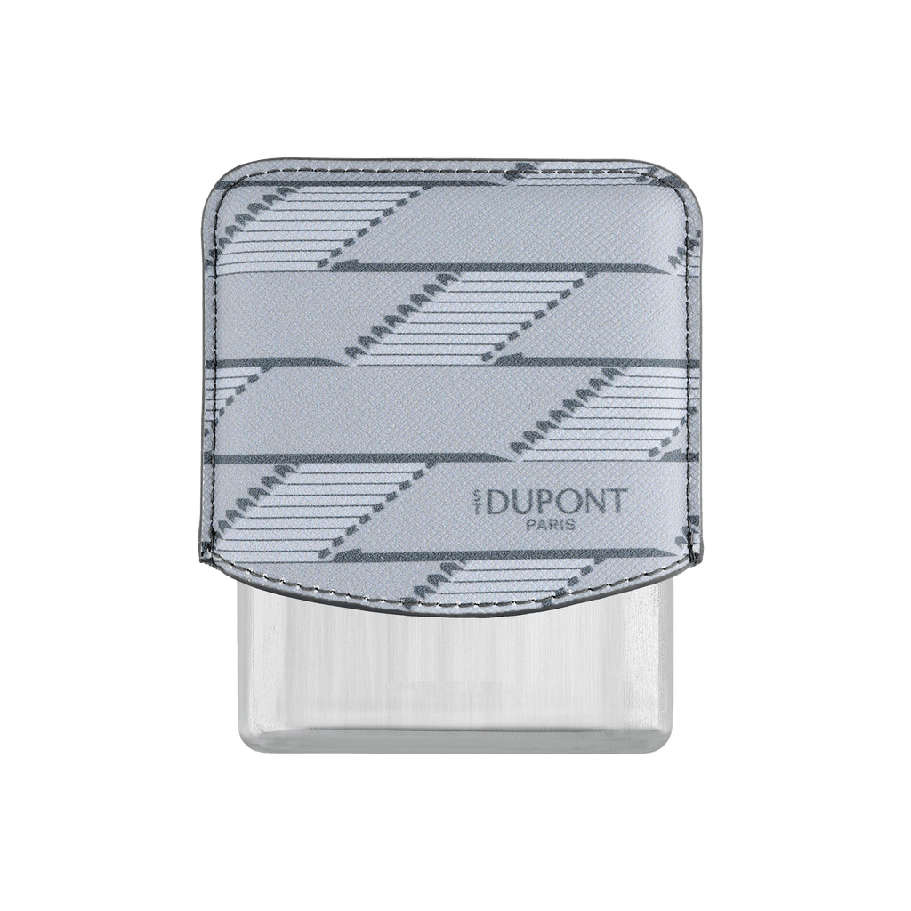 S.T. Dupont Cigarette Case Coated Canvas Monogram 1872 Gray 183180