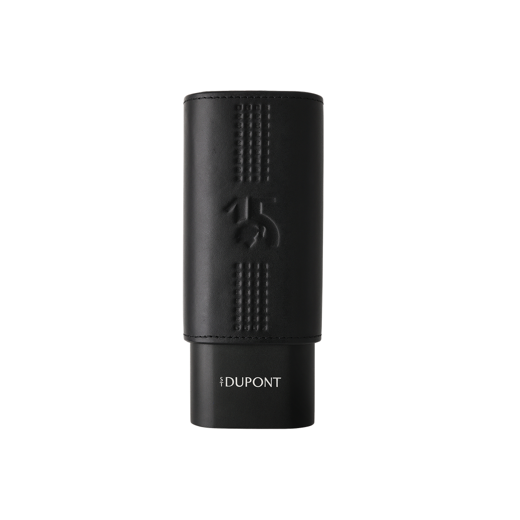 S.T. Dupont 2 cigar  Leather case Behike Black 183203