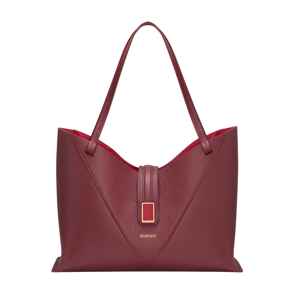 S.T. Dupont Victoria Tote Dark Burgundy  1VI333RD1