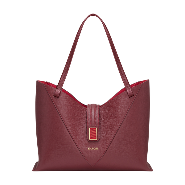 S.T. Dupont Victoria Tote Dark Burgundy  1VI333RD1