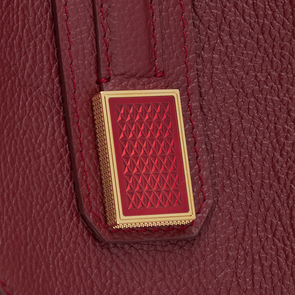 S.T. Dupont Victoria Tote Dark Burgundy  1VI333RD1