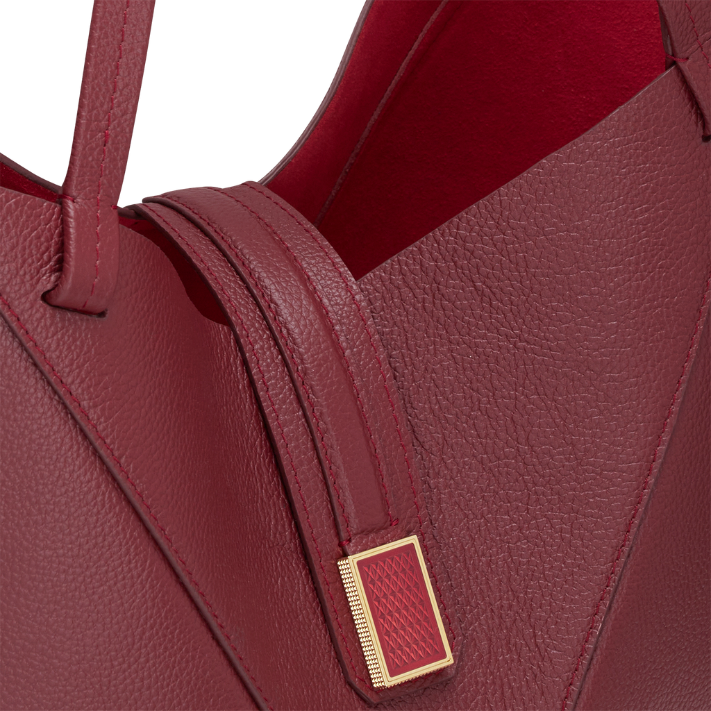 S.T. Dupont Victoria Tote Dark Burgundy  1VI333RD1