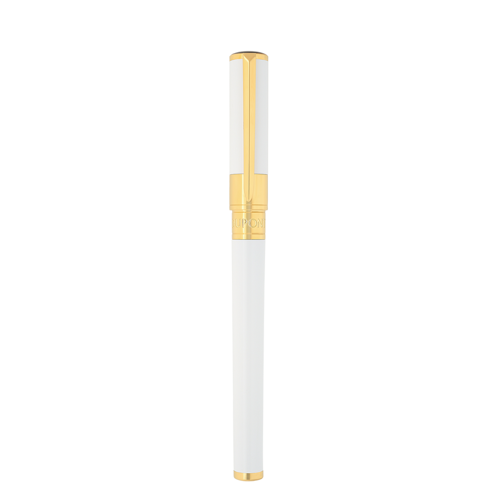 S.T. Dupont WI Initial Fountain Pen White/Gold 270217