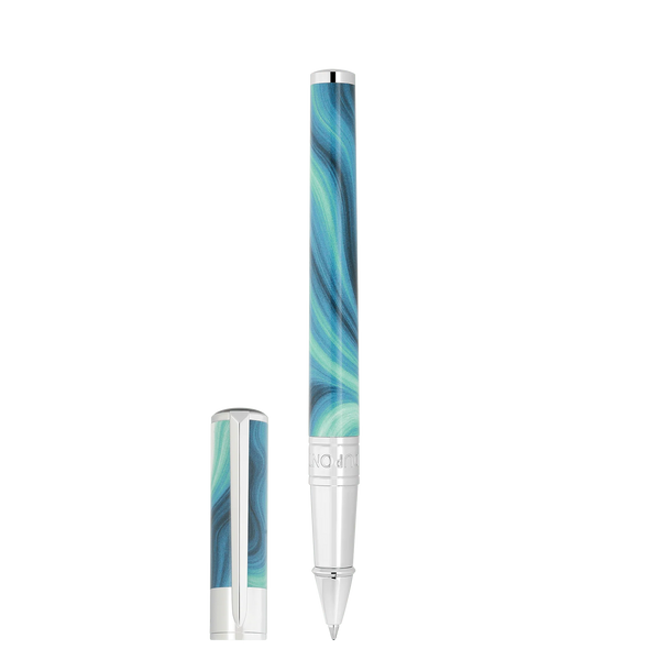 S.T. Dupont WI Initial Rollerball Pen Géode Blue 272035