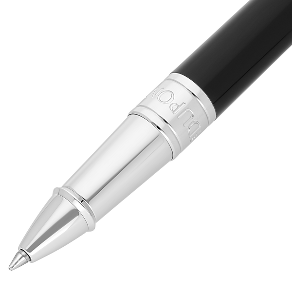 S.T. Dupont WI Initial Rollerball Pen Black/Chrome 272201