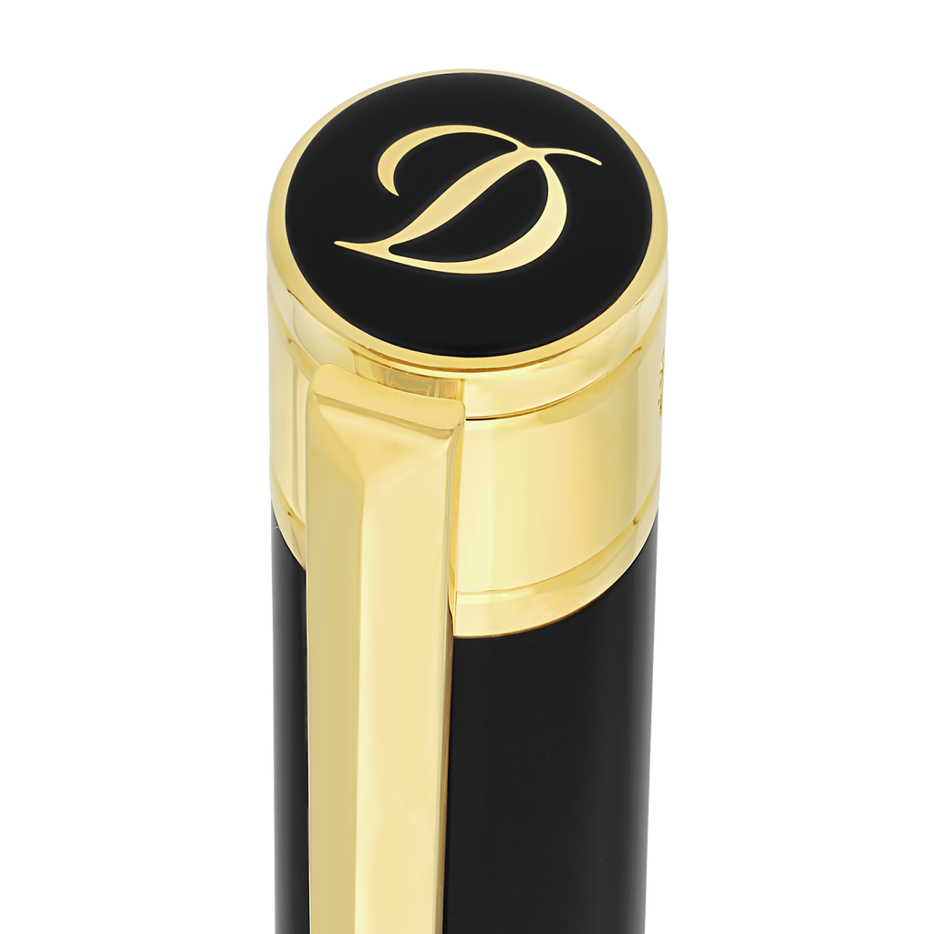 S.T. Dupont D Initial Ballpoint Pen Black / Gold 275202
