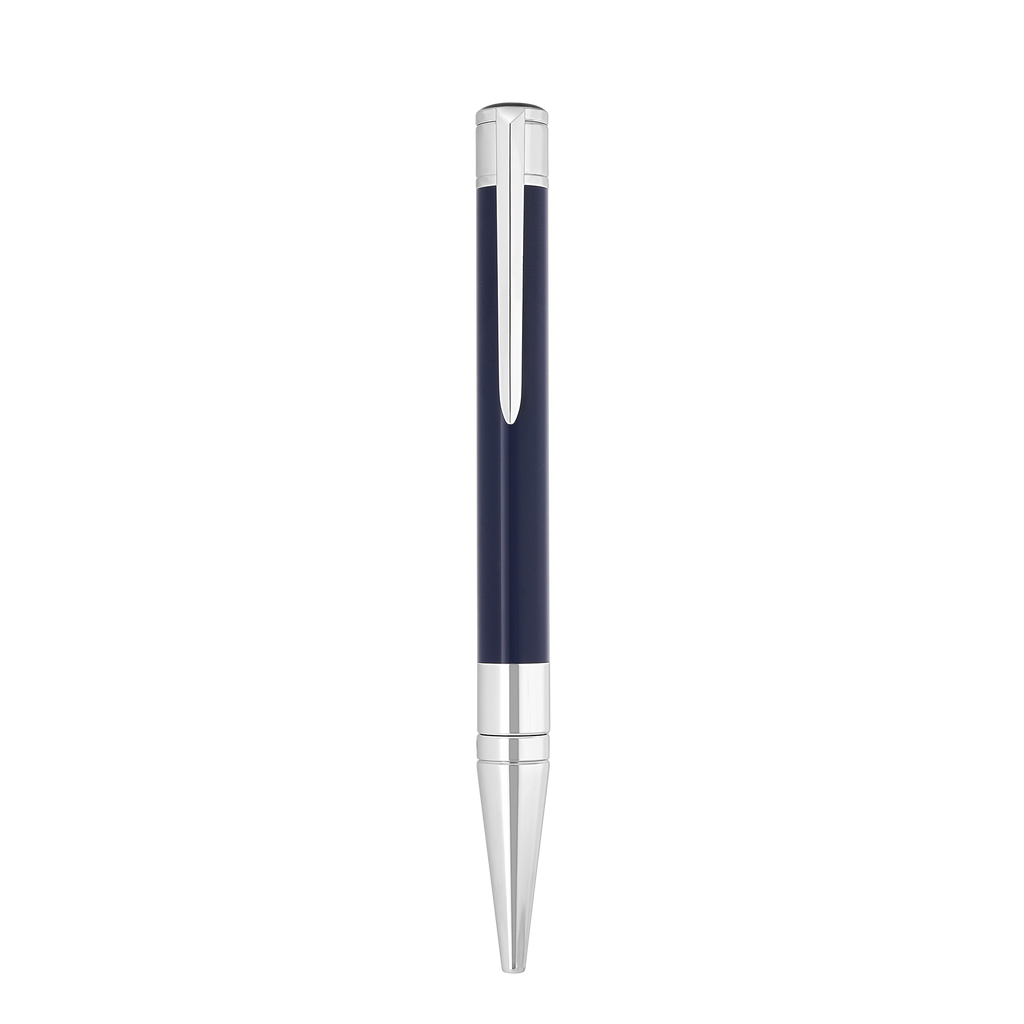 S.T. Dupont D Initial Ballpoint Pen Blue / Chrome 275205