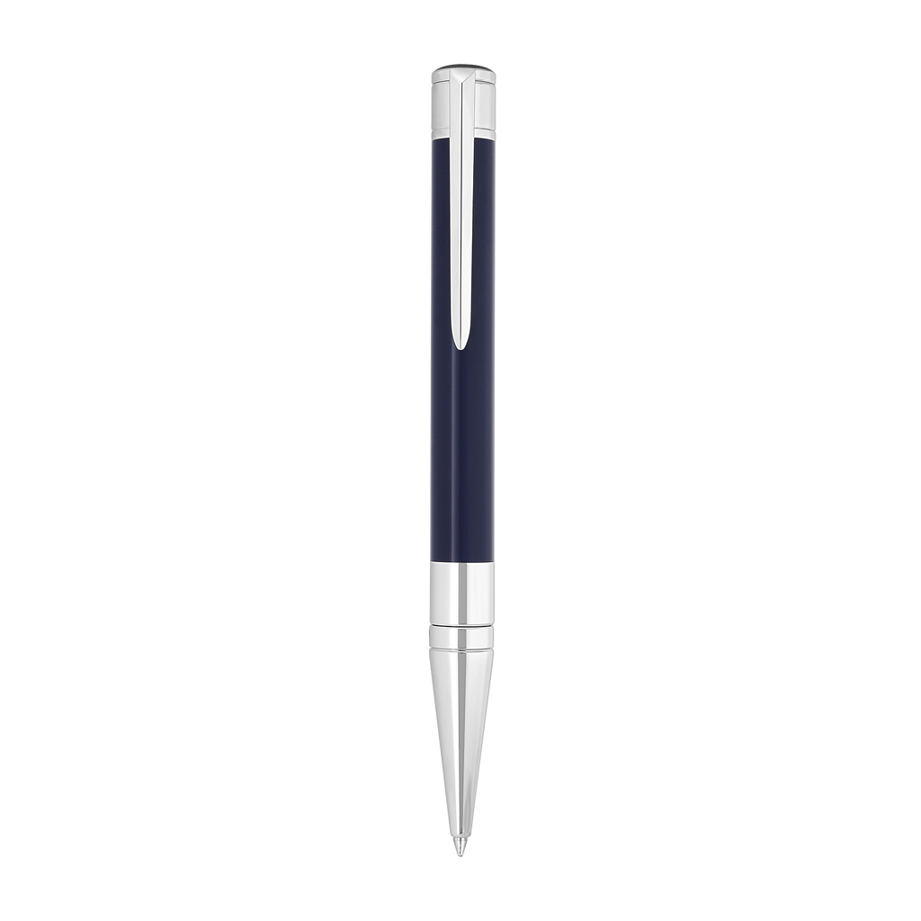 S.T. Dupont D Initial Ballpoint Pen Blue / Chrome 275205