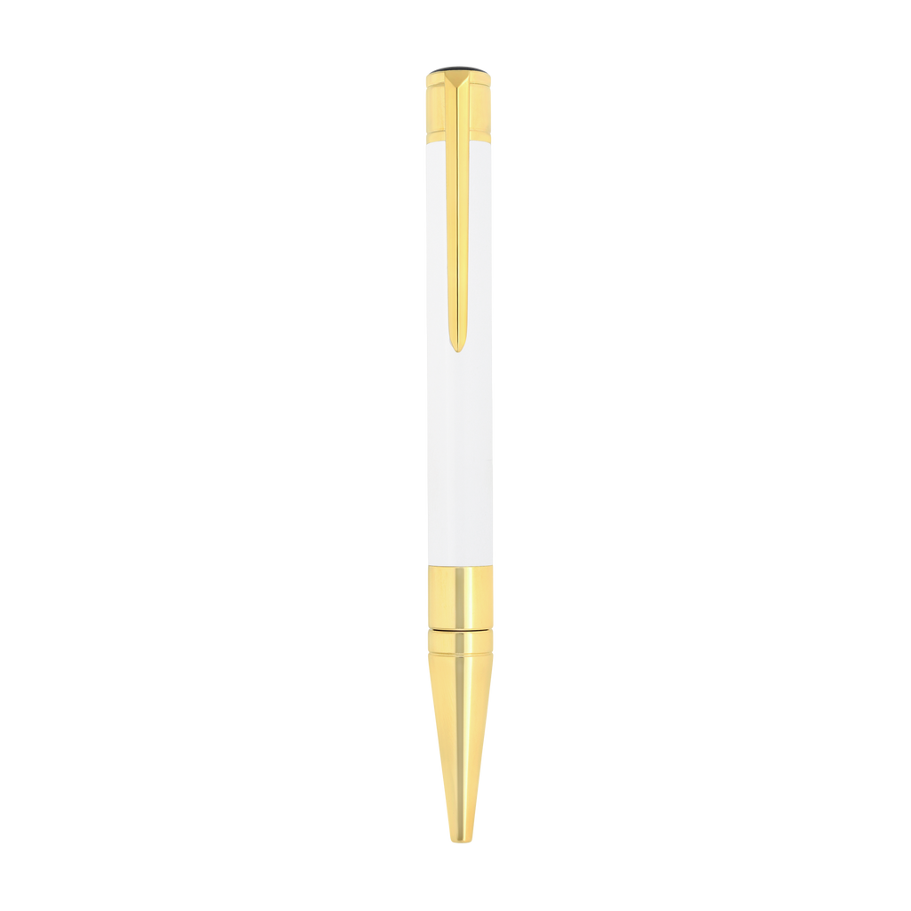 S.T. Dupont D Initial Ballpoint Pen White / Gold 275217