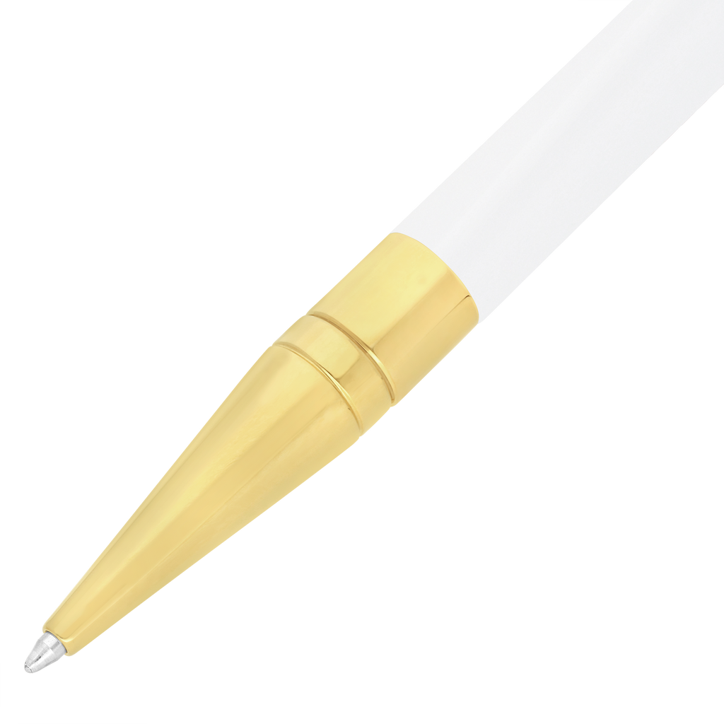 S.T. Dupont D Initial Ballpoint Pen White / Gold 275217