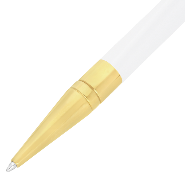 S.T. Dupont D Initial Ballpoint Pen White / Gold 275217
