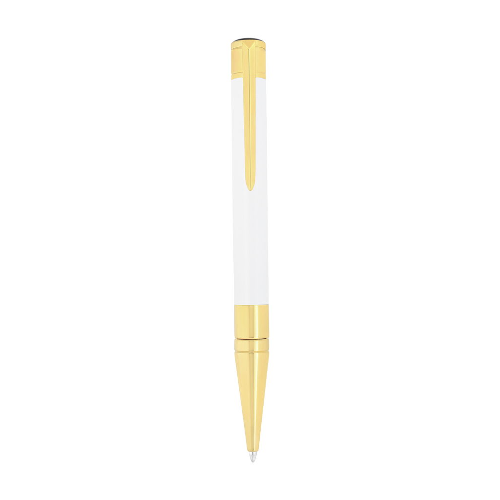 S.T. Dupont D Initial Ballpoint Pen White / Gold 275217
