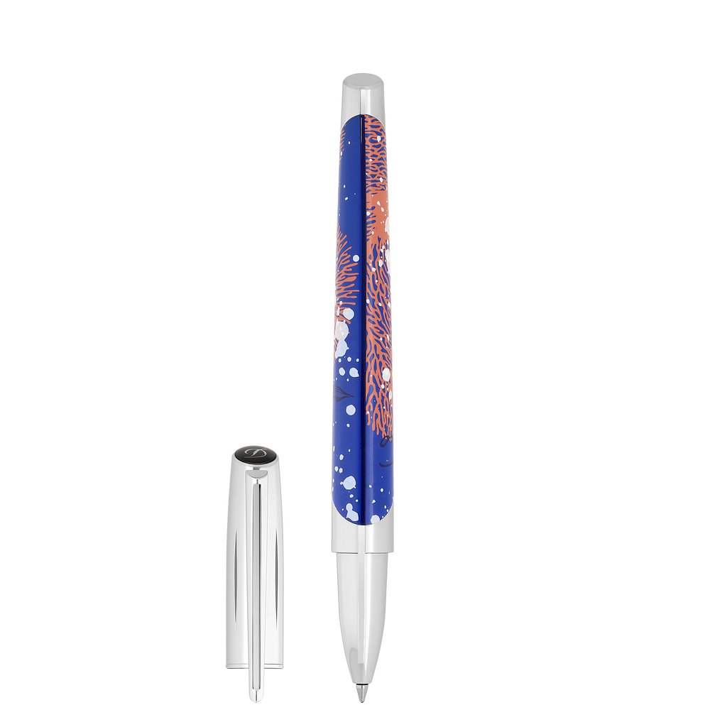 S.T. Dupont DÉFI MILL 20'000 Leagues Under The Seas Royal Blue ROLLERBALL PEN 402053