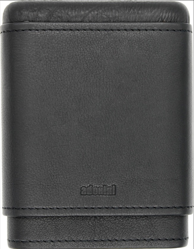 Adorini Cigar Case real leather 3-5 cigars Black 4149