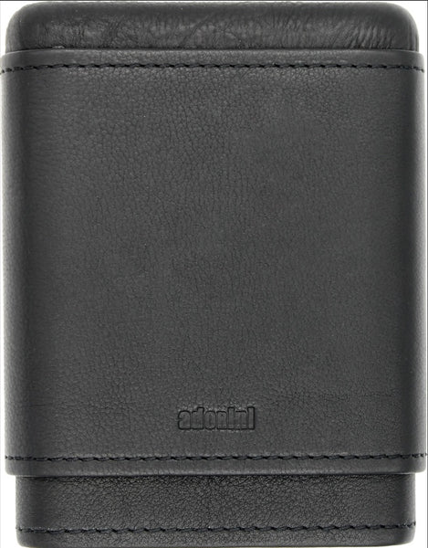 Adorini Cigar Case real leather 3-5 cigars Black 4149