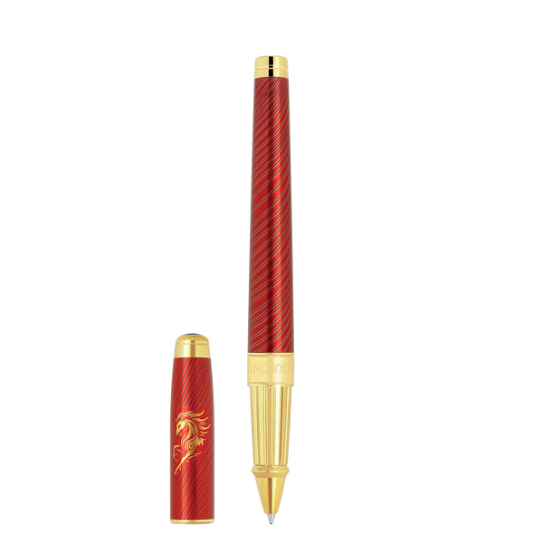S.T. Dupont LINE D ETERNITY ROLLERBALL  HORSE RED/YGD 422080L