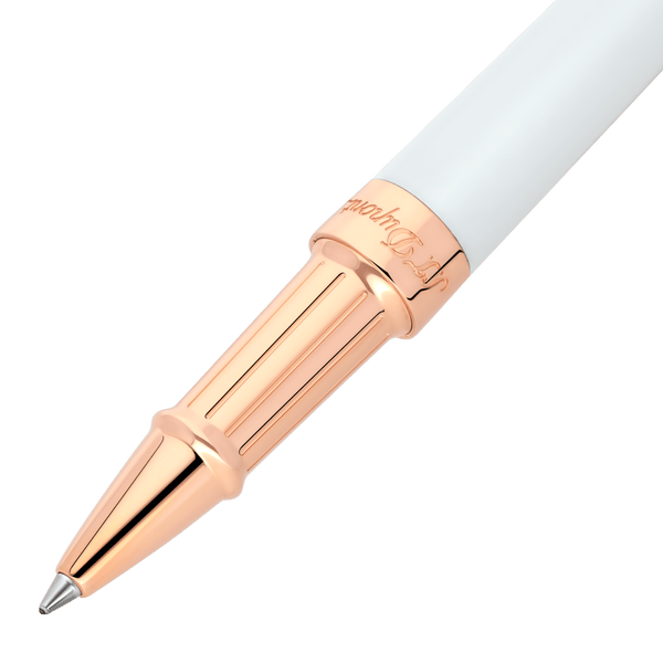 S.T. Dupont Liberte Rollerball Pen White / RG 462227F
