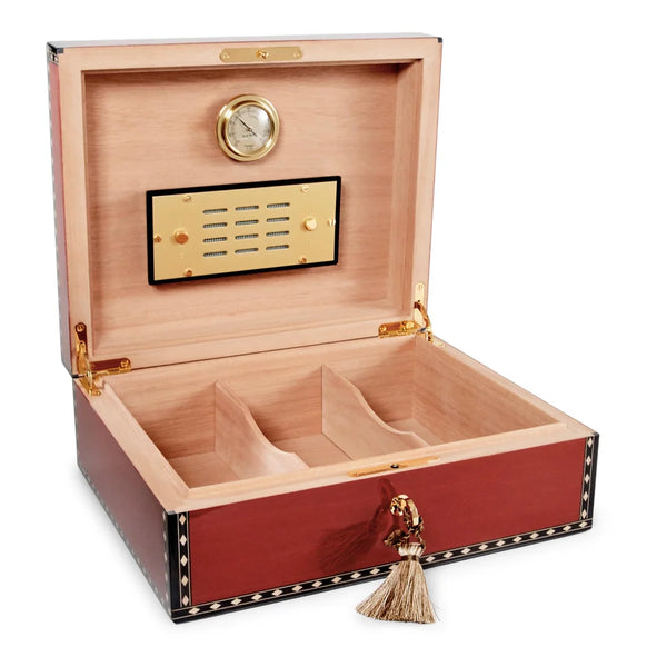 Elie Bleu - Medals Red Sycamore Humidor for 75 cigars ME15SY075R