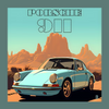 POCKET SQUARE 100% SILK - 911 Vintage Porsche