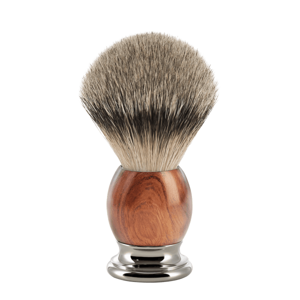 MUHLE - SOPHIST Ironwood Shaving Set Silvertip Brush and Fusion S 93 H 47 F