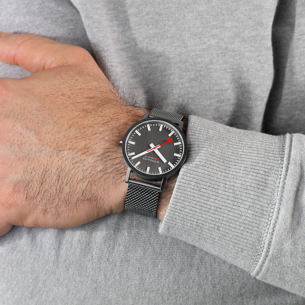 Mondaine Classic Watch 40 mm Anthracite A660.30360.81SBM