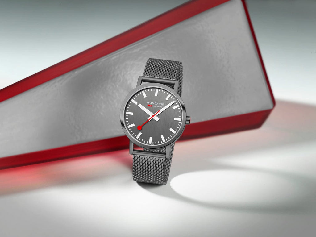 Mondaine Classic Watch 40 mm Anthracite A660.30360.81SBM