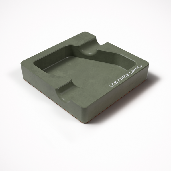 LES FINES LAMES - DYAD - Concrete Ashtray - ODG Green AS2807002