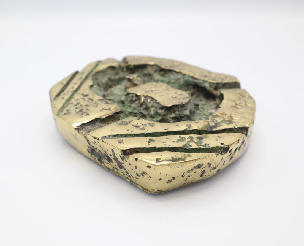 Antique Ashtray with Bronze Finishing