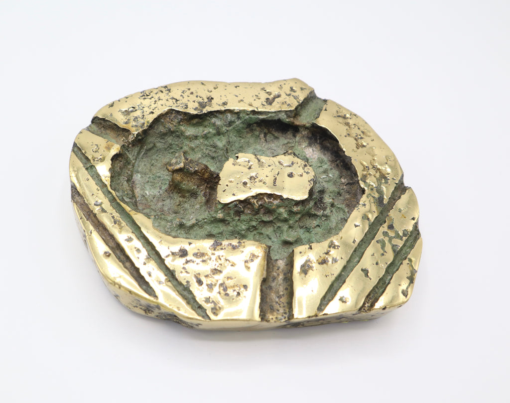 Antique Ashtray with Bronze Finishing