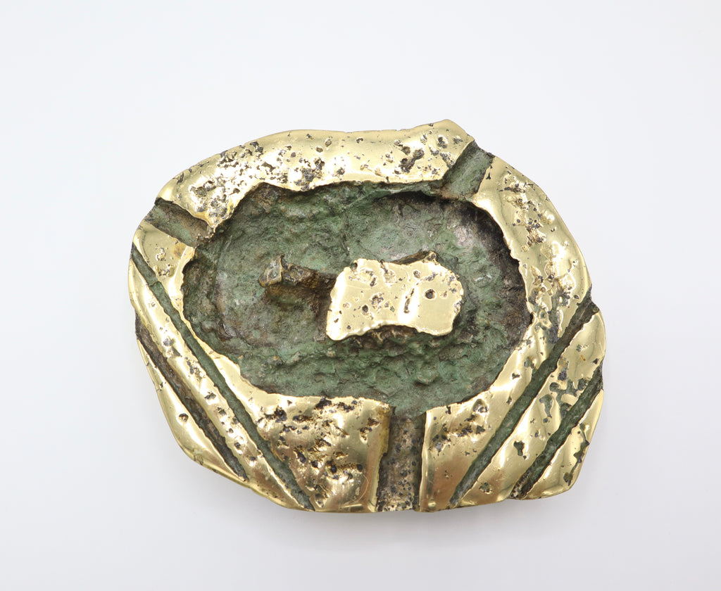 Antique Ashtray with Bronze Finishing