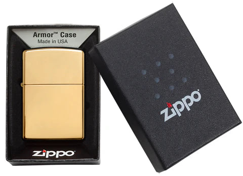 Zippo Armor High Polish Brass 169 - Fourteen Ninety Two Zippo Armor High Polish Brass 169 - Fourteen Ninety Two