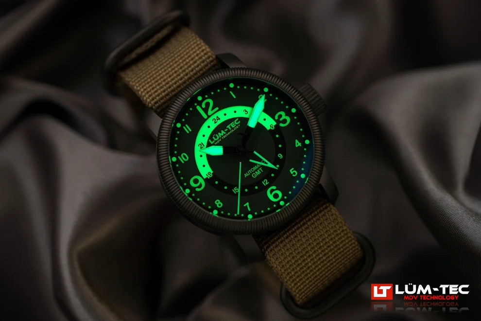 LUM-TEC 39mm Combat B74 GMT