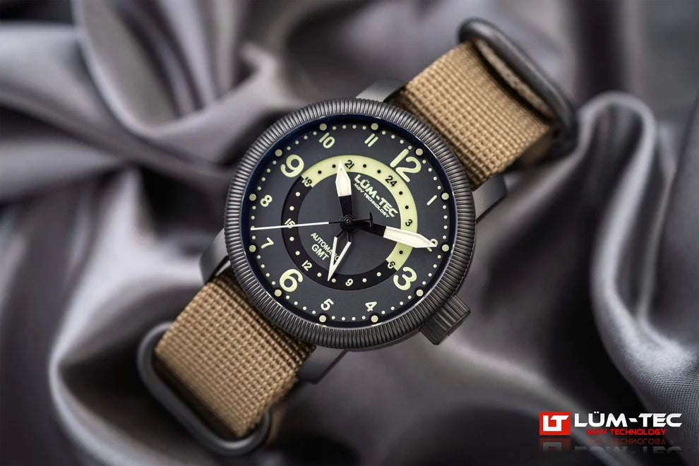 LUM-TEC 39mm Combat B74 GMT
