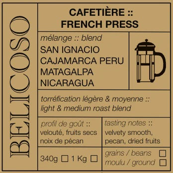 Bernard Street Coffee Company - BELICOSO Blend 1 kg