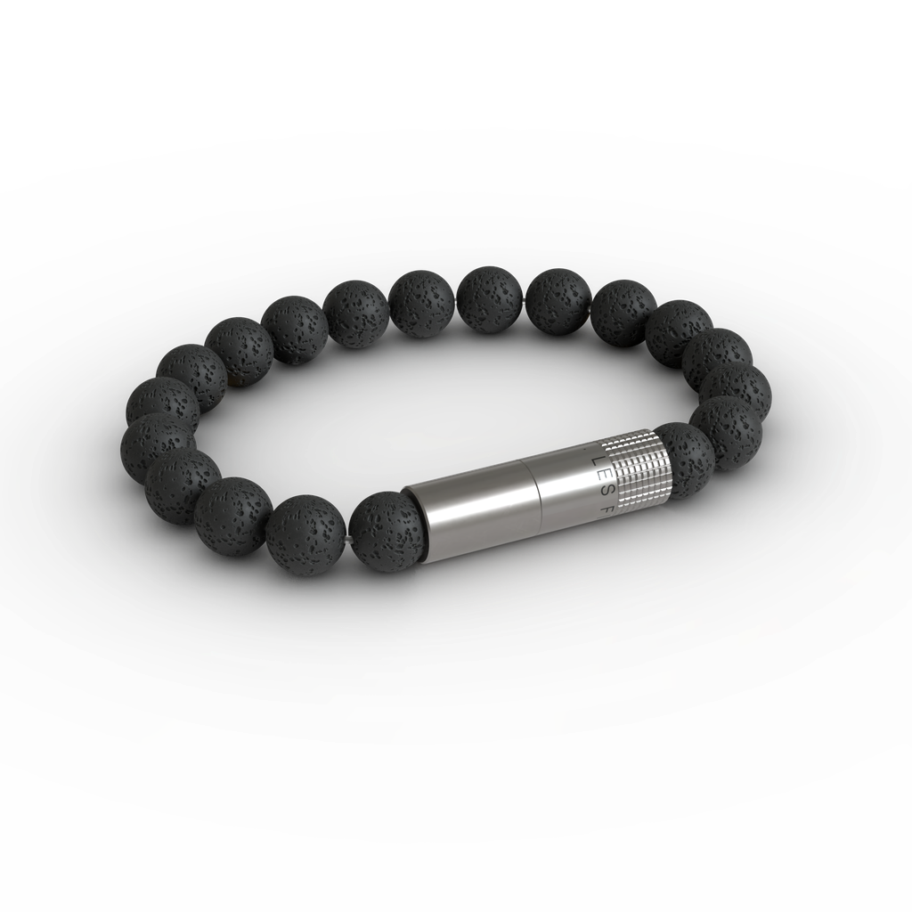 LES FINES LAMES - PUNCH BRACELET - Lava Elastic