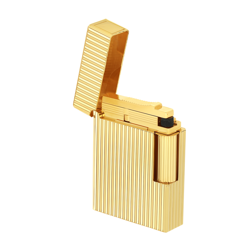 S.T. Dupont Lighter LINE 1 VERTICAL LINES GOLDEN C14020