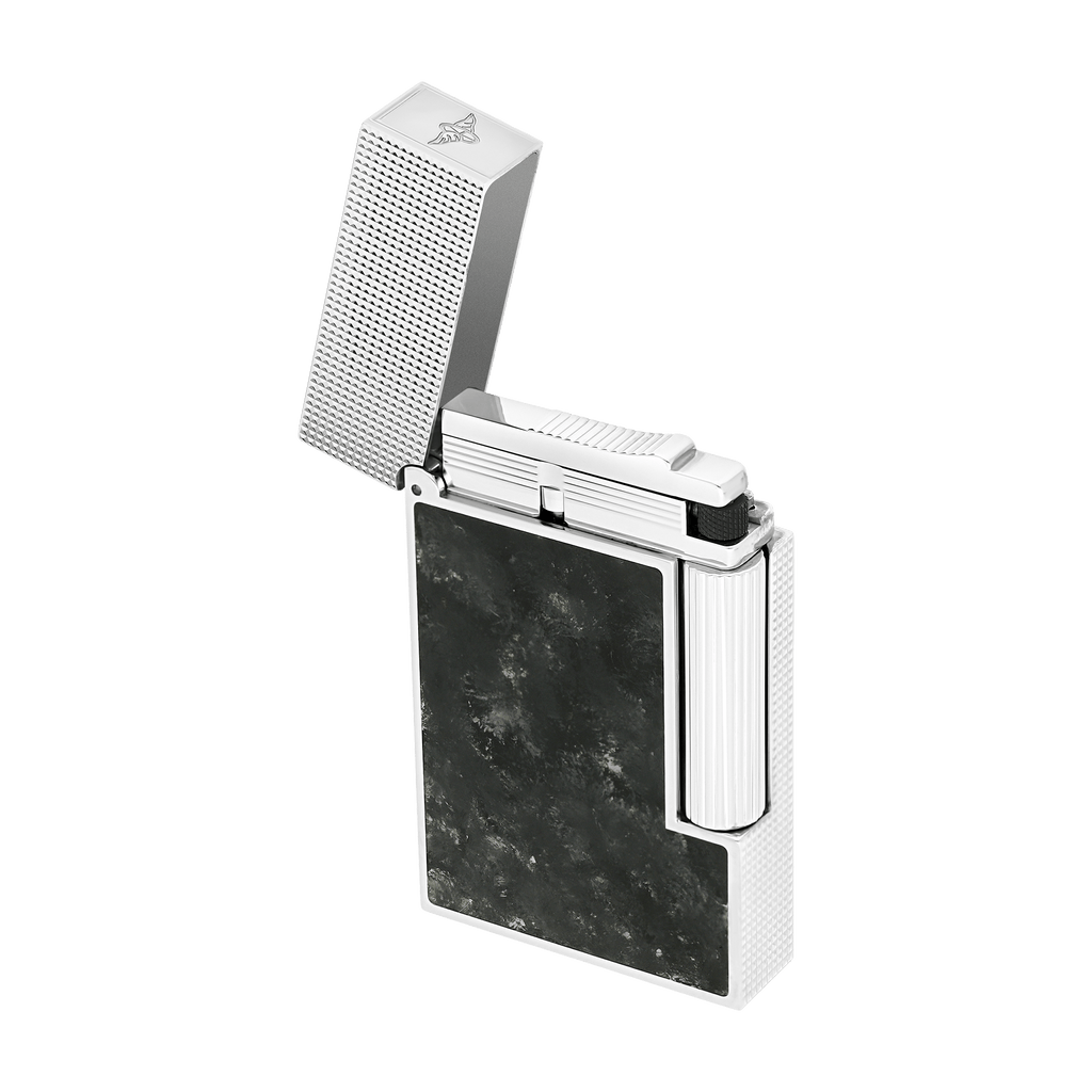S.T. Dupont Ligne 2 Lacquered Lighter Popote Black/Pall-C16016CL