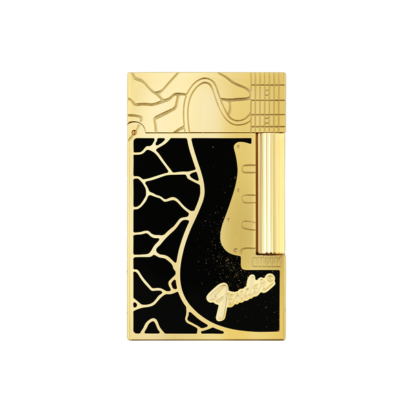 S.T. Dupont LIGNE 2 LIGHTER FENDER BLACK/YGD - C16025CL