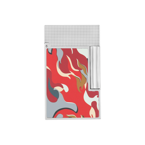 S.T. Dupont LINE 2 CAMO RED / PAL Soft Flame Lighter C16051