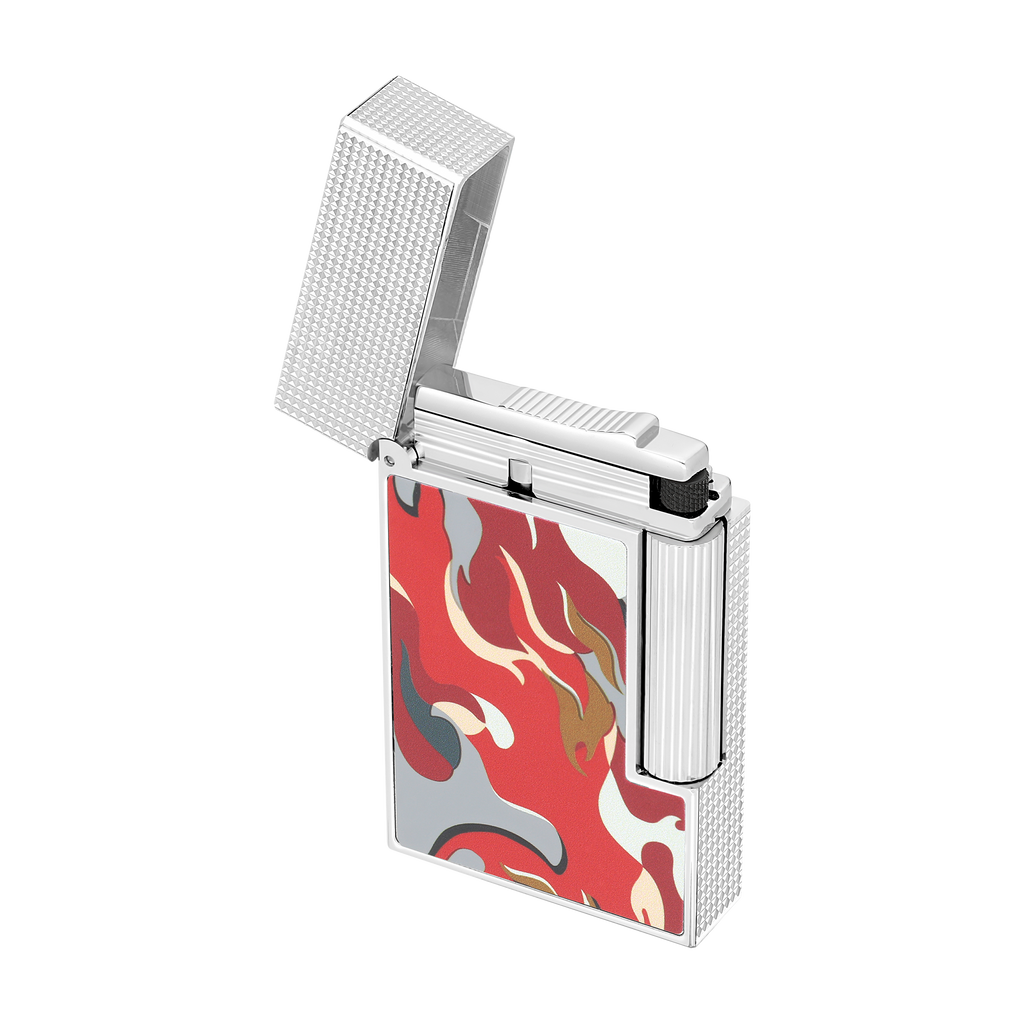 S.T. Dupont LINE 2 CAMO RED / PAL Soft Flame Lighter C16051