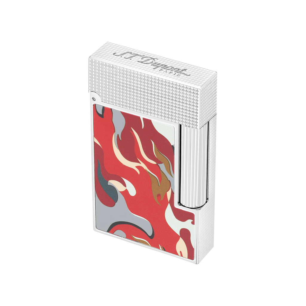 S.T. Dupont LINE 2 CAMO RED / PAL Soft Flame Lighter C16051