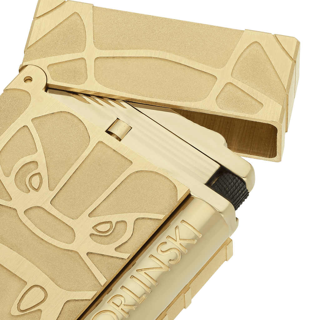 S.T. Dupont LIGNE 2 Brushed Lighter Orlinski Gold C16061CL