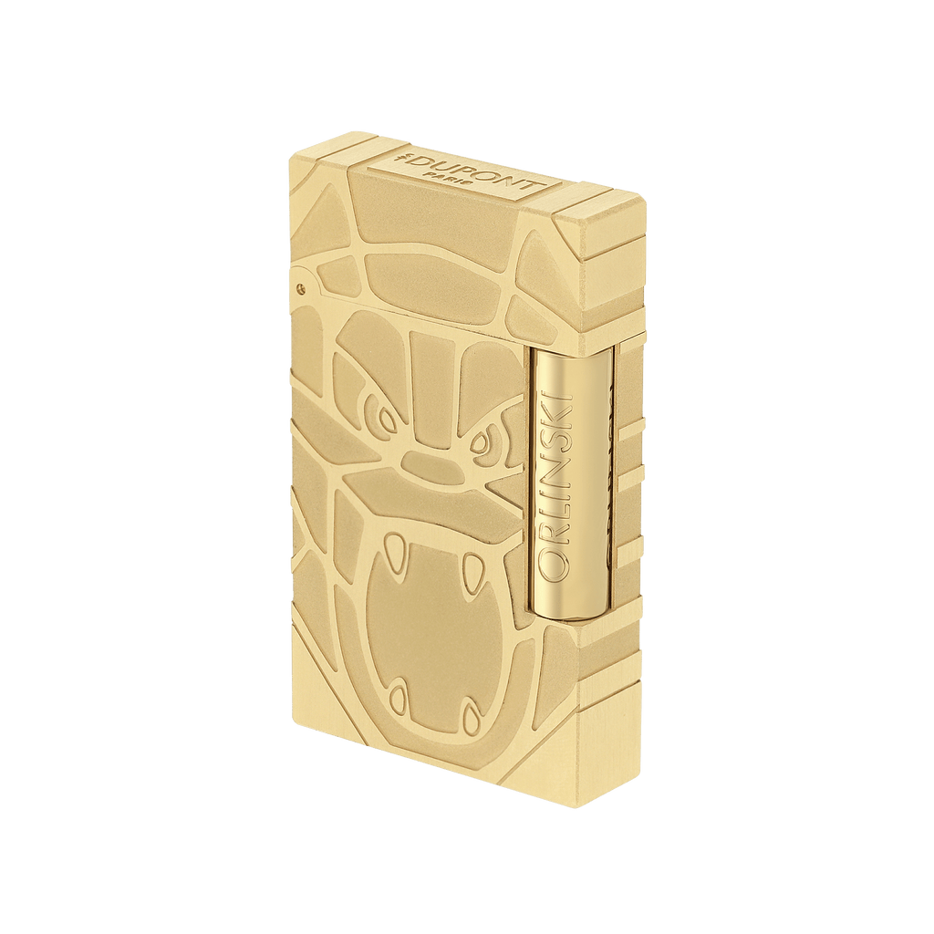 S.T. Dupont LIGNE 2 Brushed Lighter Orlinski Gold C16061CL