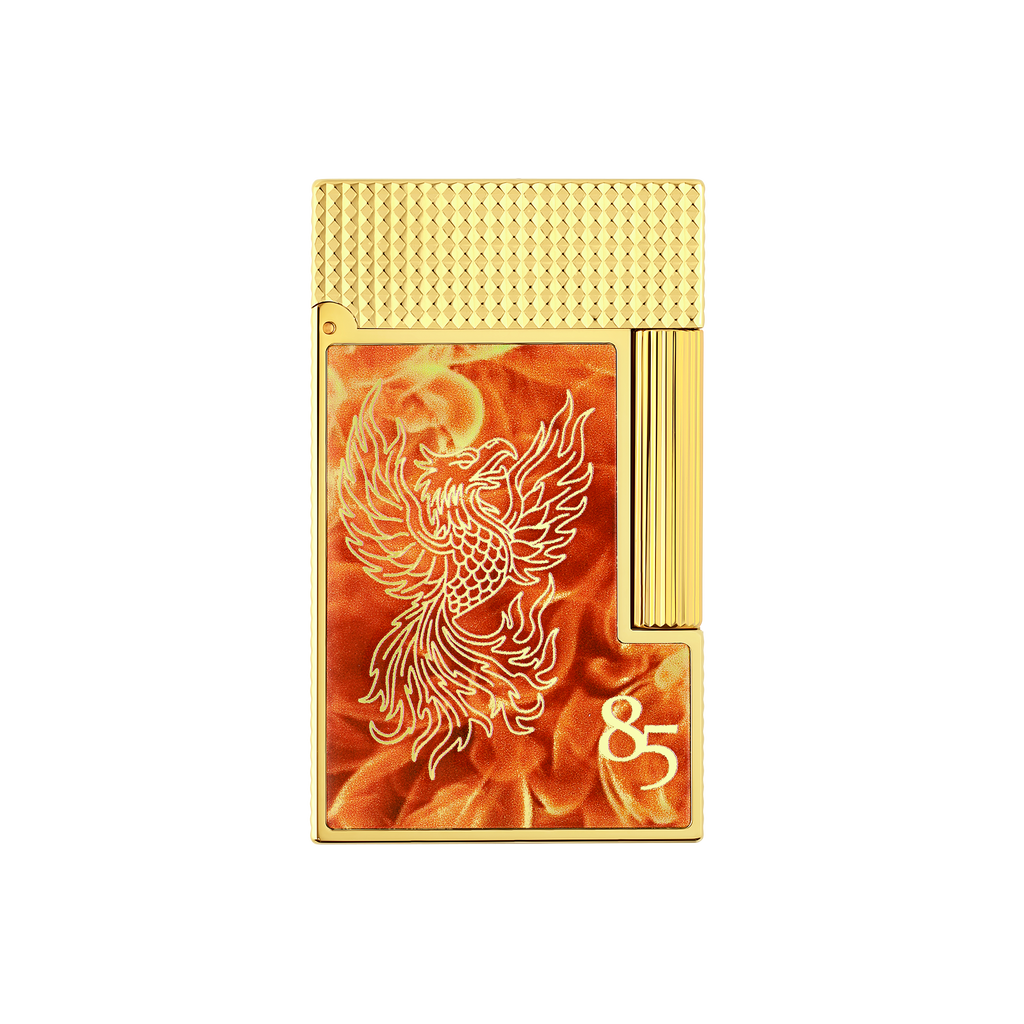 S.T. Dupont LIGNE 2 Lacquered Lighter  85th Anniversary Gold C16085CL