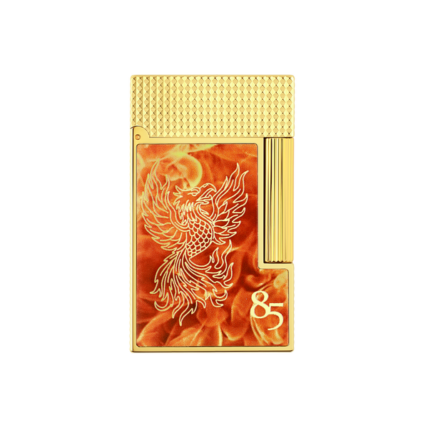 S.T. Dupont LIGNE 2 Lacquered Lighter  85th Anniversary Gold C16085CL