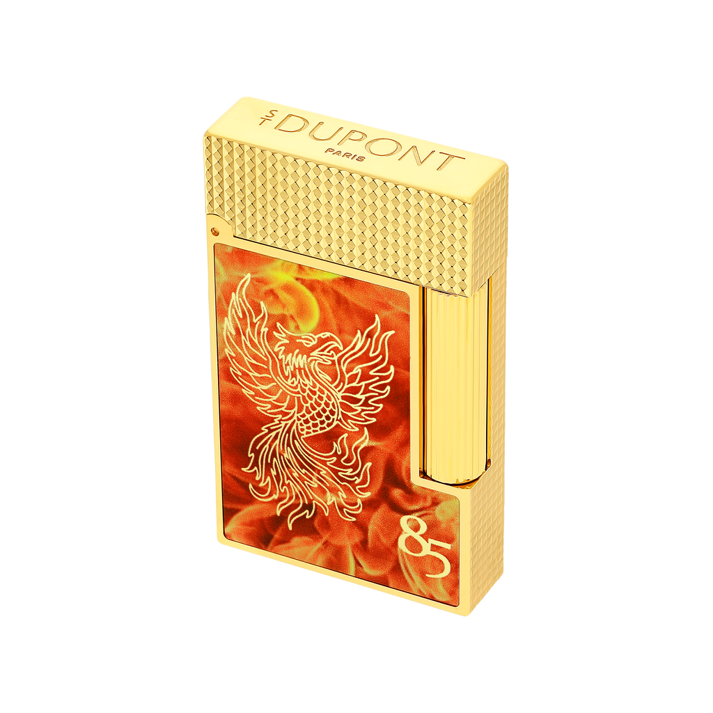 S.T. Dupont LIGNE 2 Lacquered Lighter  85th Anniversary Gold C16085CL
