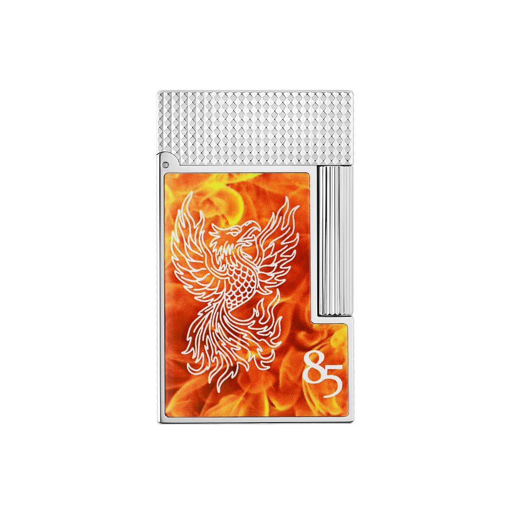 S.T. Dupont LIGNE 2 Lacquered Lighter 85th Anniversary Silver C16085PCL