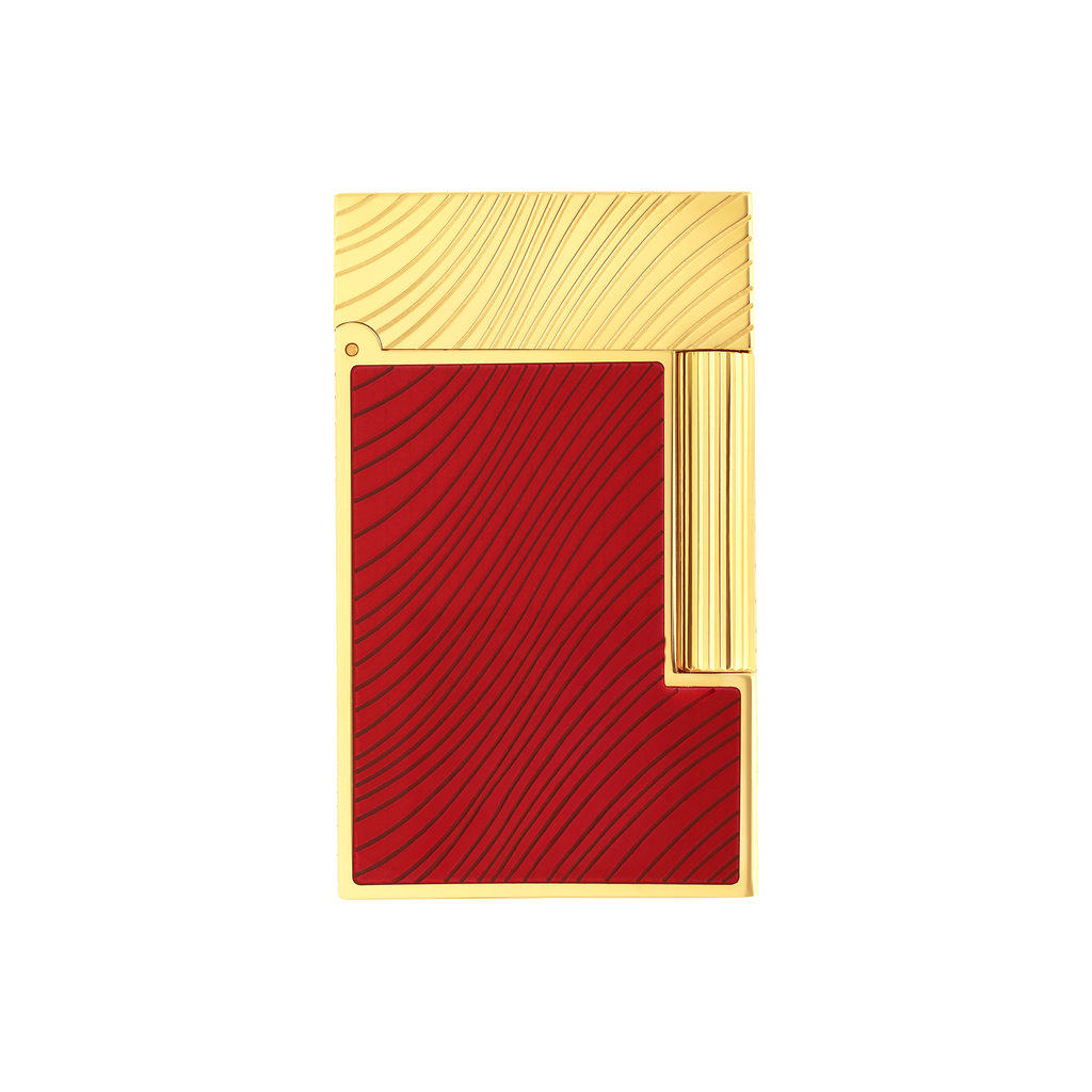 S.T. Dupont  LIGNE 2 LIGHTER Horse Mane Red/ Gold C16089CL